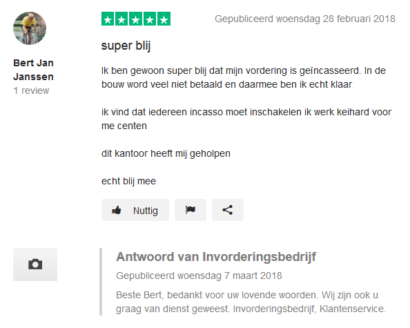 Ervaringen met Invorderingsbedrijf / Incassocenter