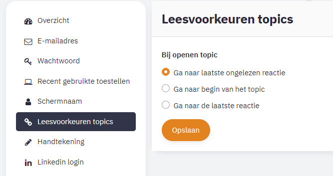 Denk met ons mee: wat mis je op ons forum