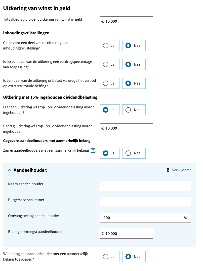 Dividend uitkeren in 2024 of wachten tot 2025 vanwege Box 3-vaststelling?