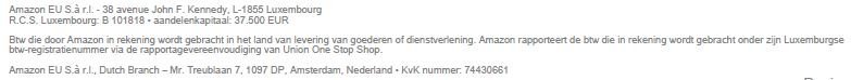 Btw-teruggave aankoop Amazon